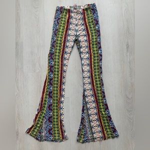 Urban Outfitters - Raga Aztec Print Flared Festival Pants